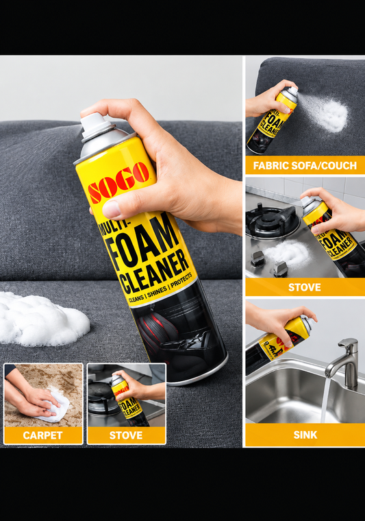 SOGO Multi-Purpose Foam Cleaner – Deep Cleaning & Surface Care