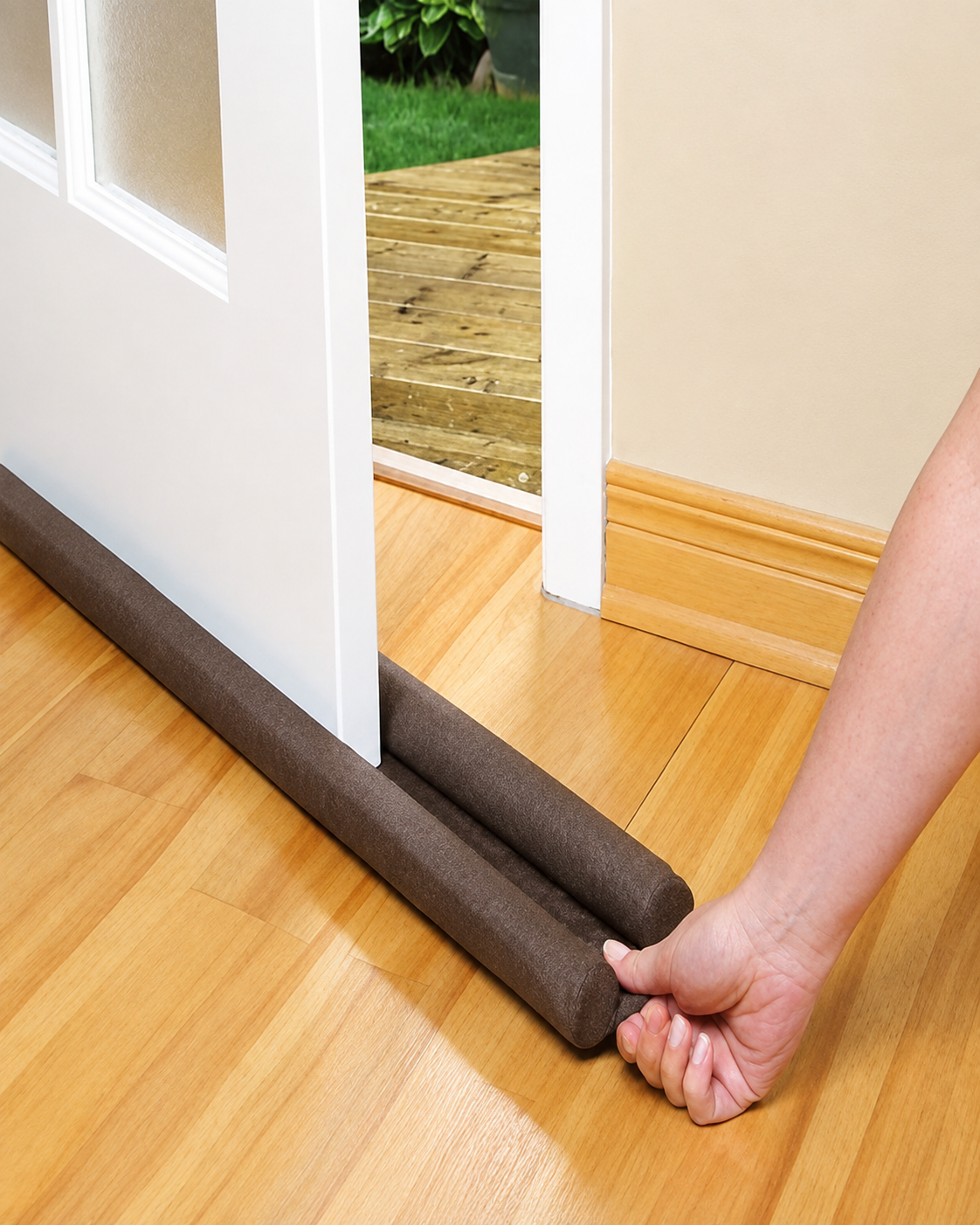 Double Door Draft Stopper – Draft Guard & Door Seal