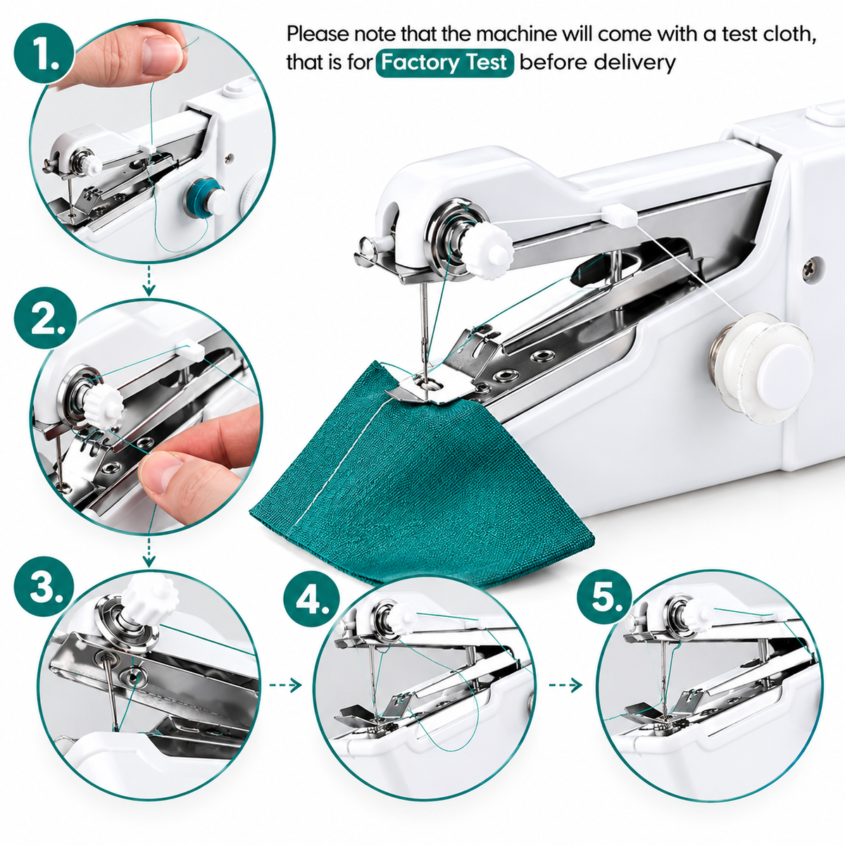Handy Stitch Portable Handheld Sewing Machine