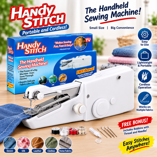Handy Stitch Portable Handheld Sewing Machine